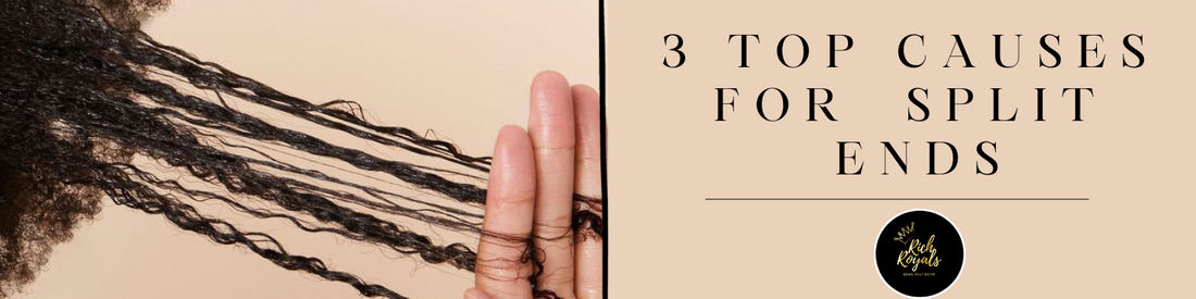 Top 3 Causes for Split Ends in Type 4 Hair