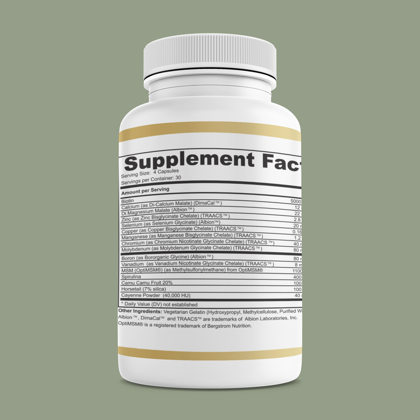 The Rich Royals Healthy Hair Growth Supplement